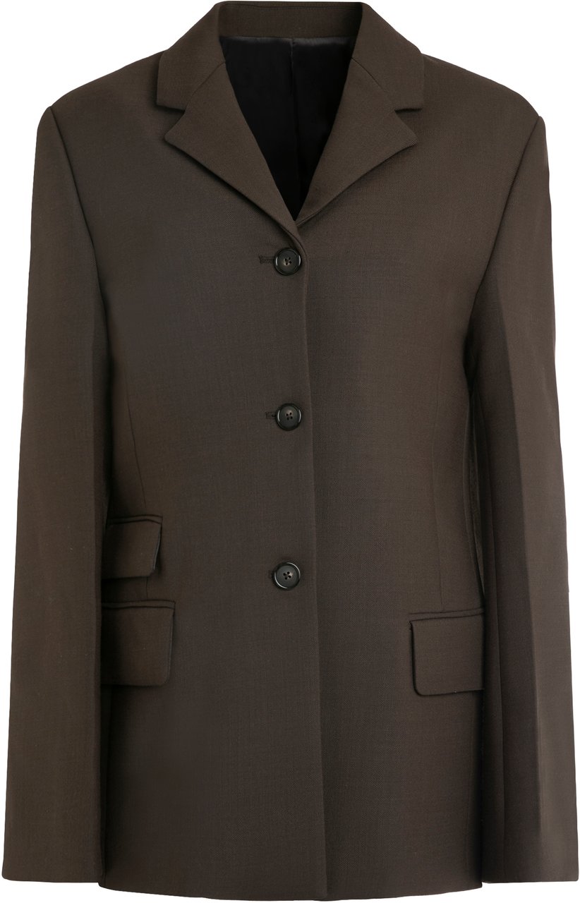 Toteme Three-button jacket Bruin