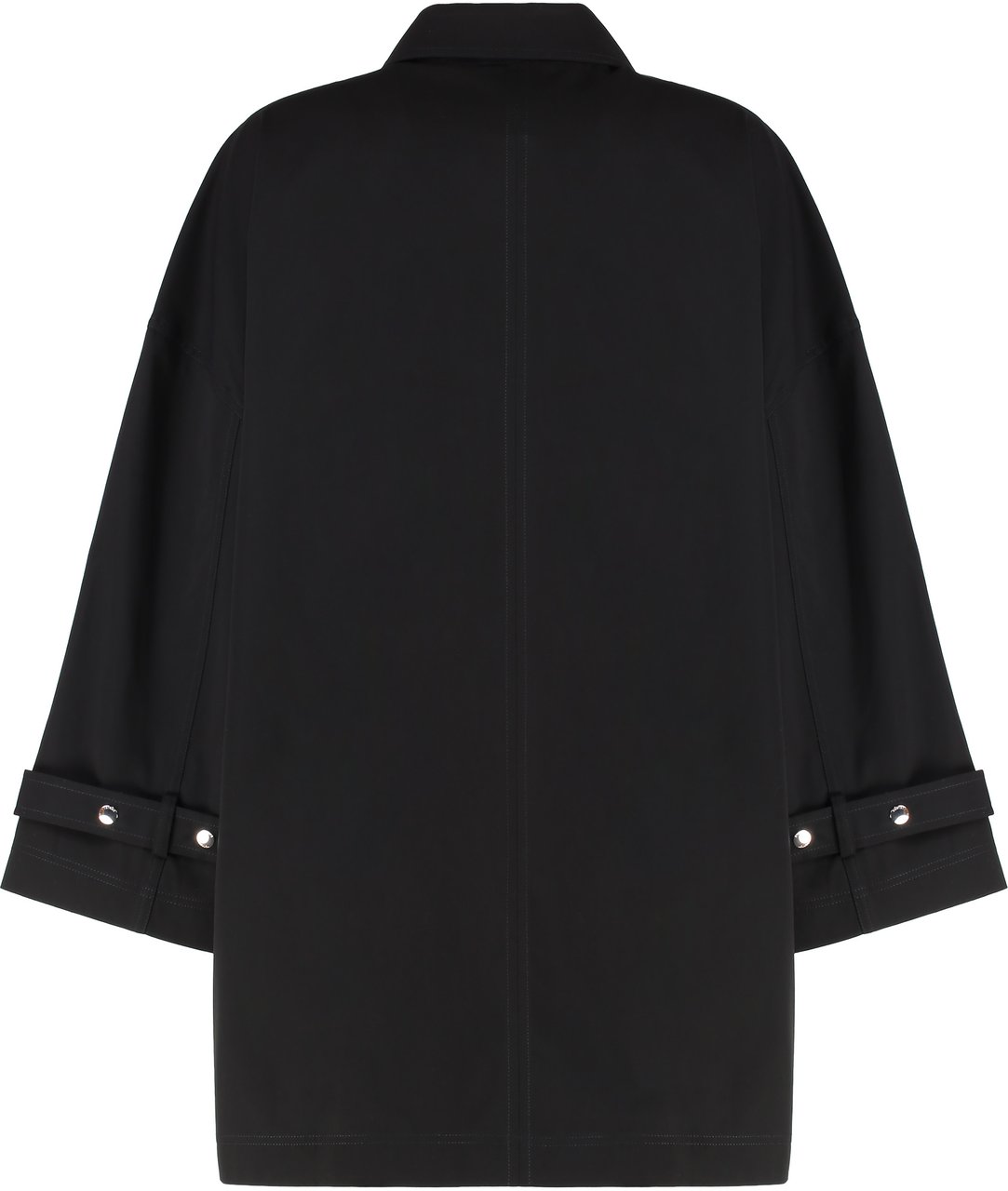 Toteme Cotton trench coat Zwart