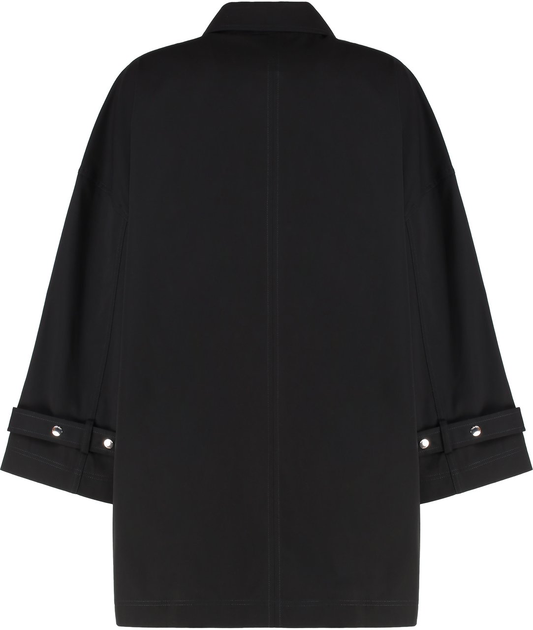 Toteme Cotton trench coat Zwart