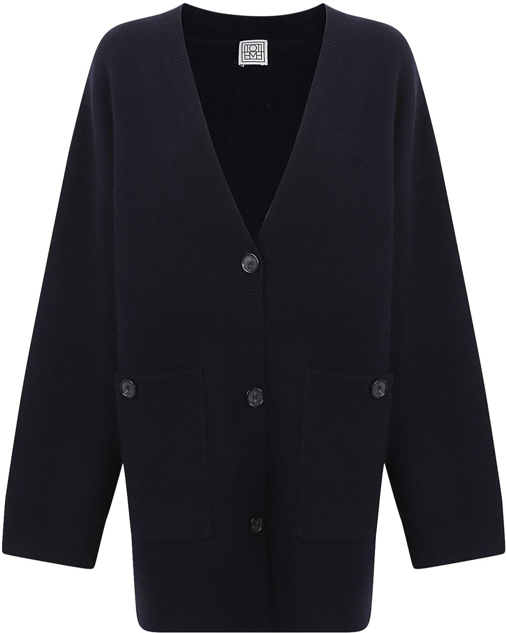 Toteme Longline Cardigan Blauw