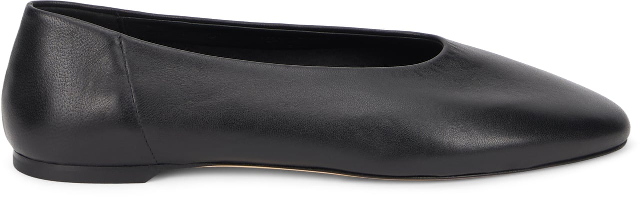 Toteme Slip ballerinas in nappa Zwart