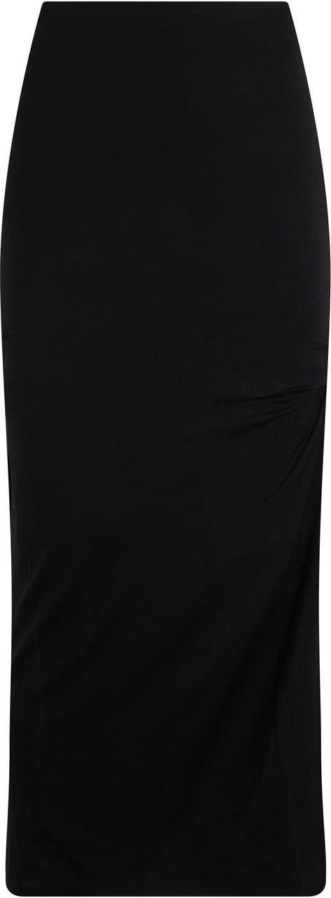 Toteme Long slim fit skirt Zwart