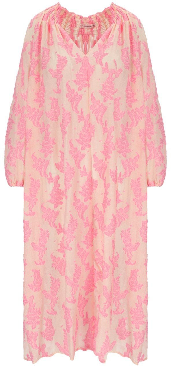 TRAFFIC PEOPLE MILO LONG DRESS Roze