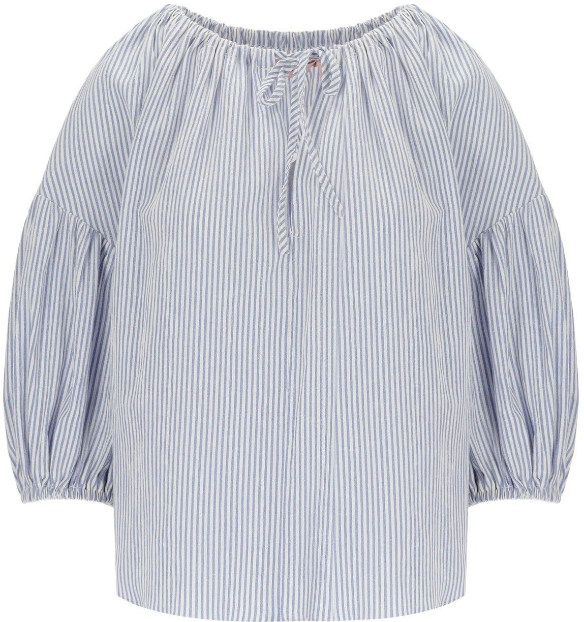 TRAFFIC PEOPLE ROSE LIGHT BLUE TOP Lichtblauw