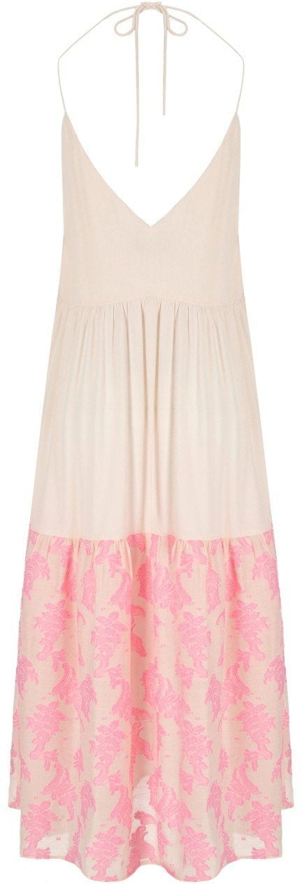 TRAFFIC PEOPLE ITHACA LONG DRESS Roze