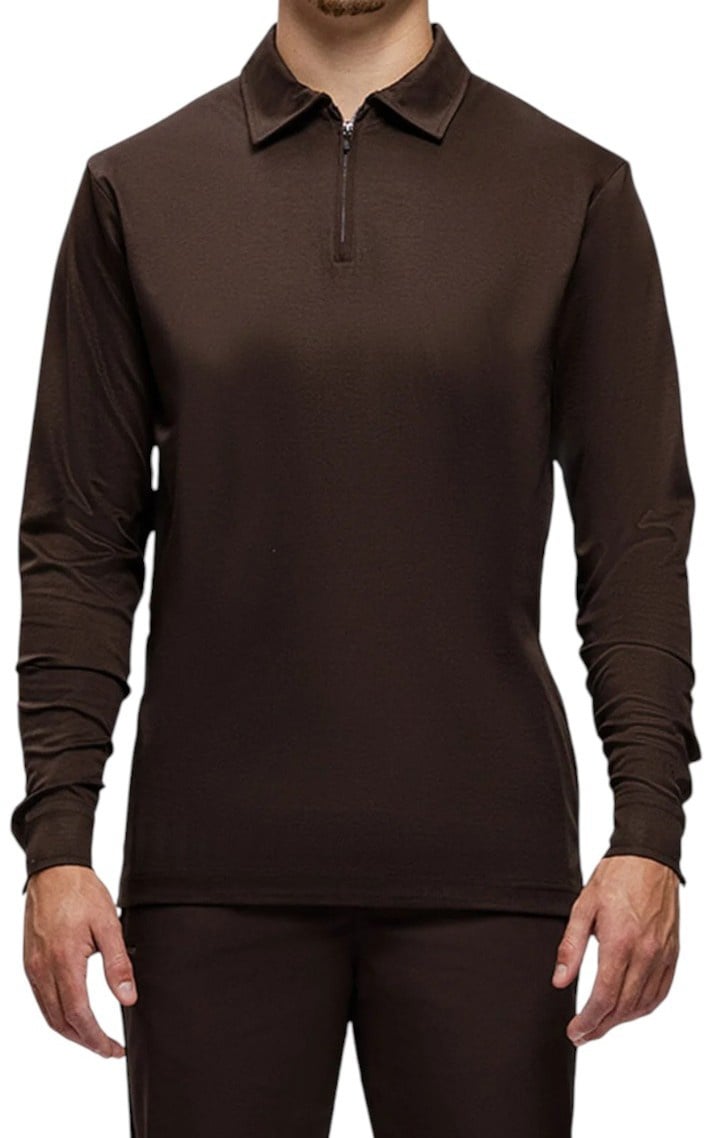 TriaD'oro Heren Polo Bruin