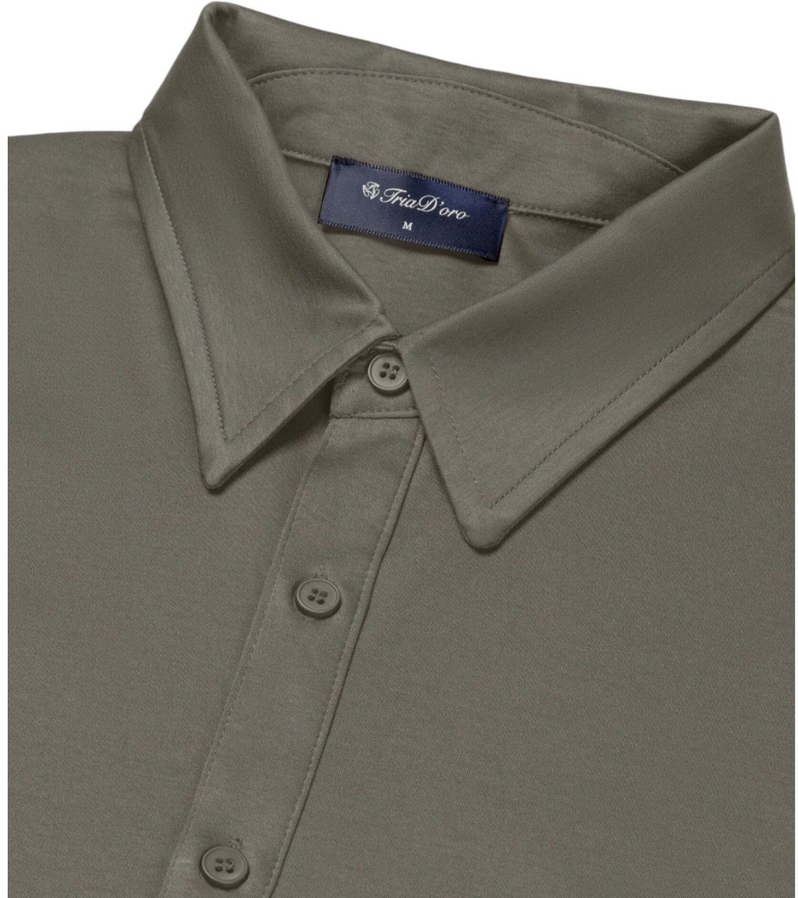 TriaD'oro Heren Overhemd Bruin