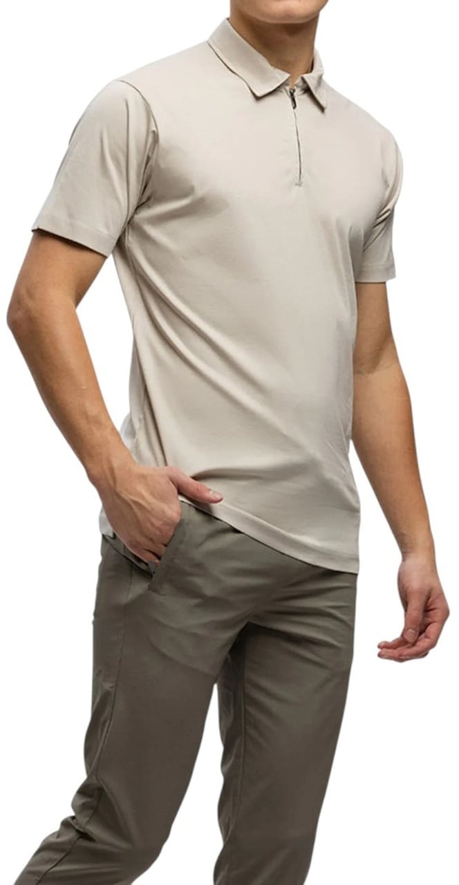 TriaD'oro Heren Polo Bruin