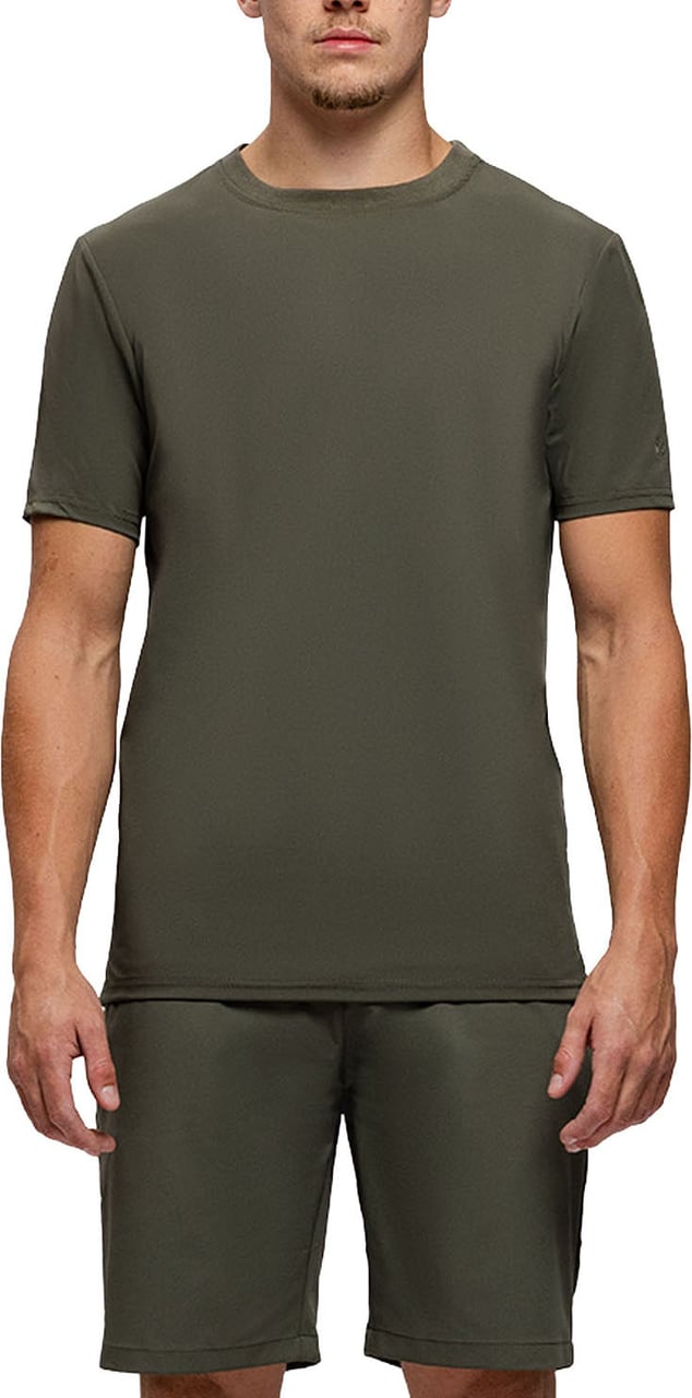 Triad'oro Travel T-Shirt M-SS26-TRT Olive Donkergroen