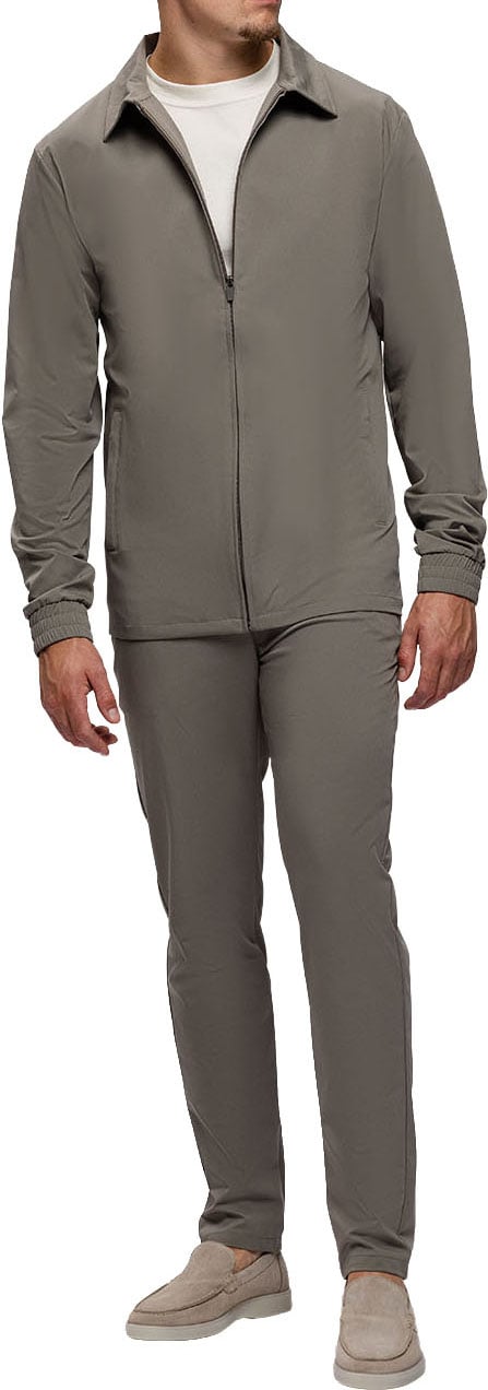 Triad'oro Tracksuit Jacket Collar Jacket Collar Taupe Taupe