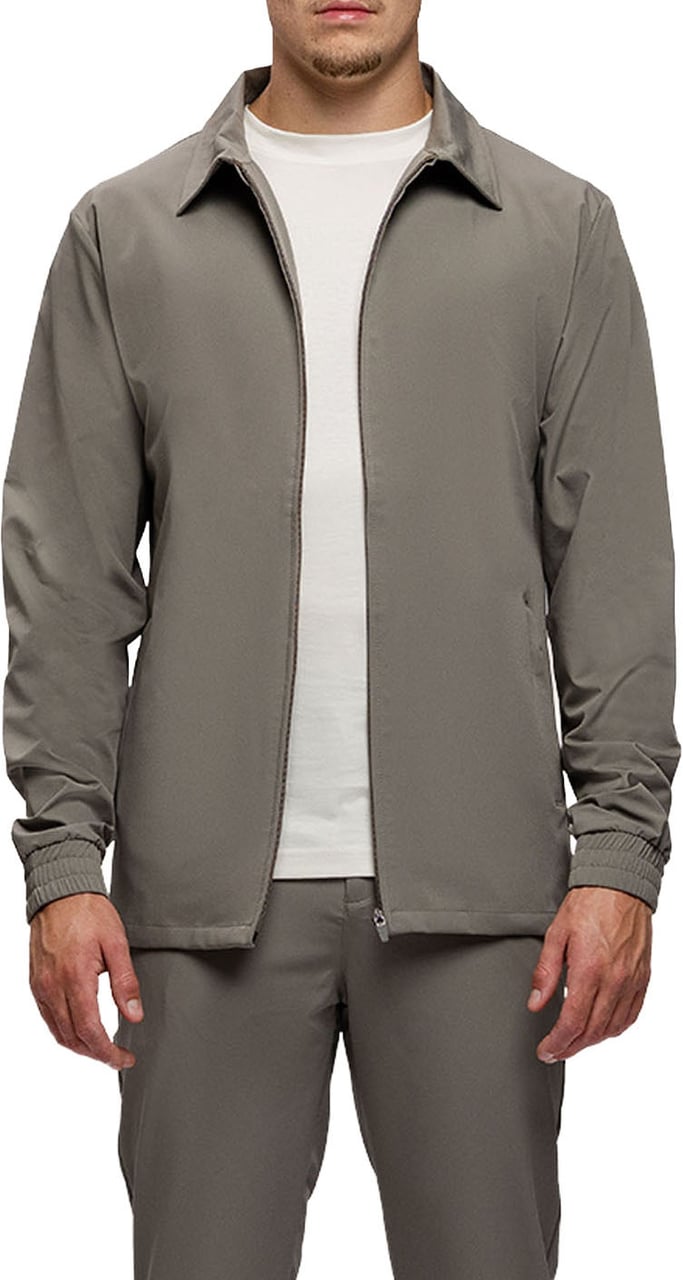 Triad'oro Tracksuit Jacket Collar Jacket Collar Taupe Taupe