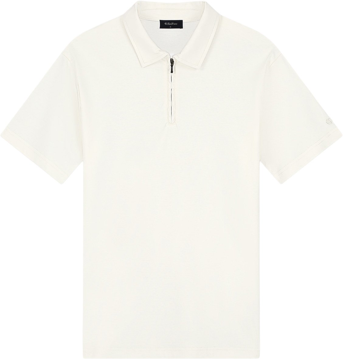 Triad'oro T-Shirt Triad'oro Slim Fit T-Shirt Off White Wit