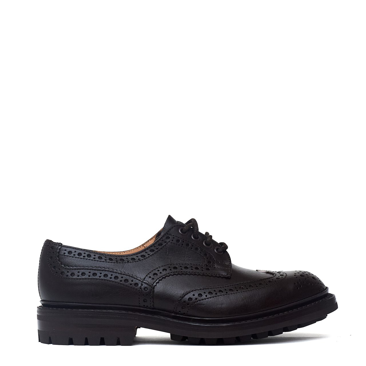Tricker's Bourton Derby Brogues Wingtip Brogues Zwart