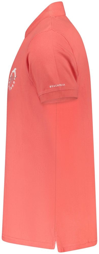 Trussardi Rosa Cotton Men Polo Roze