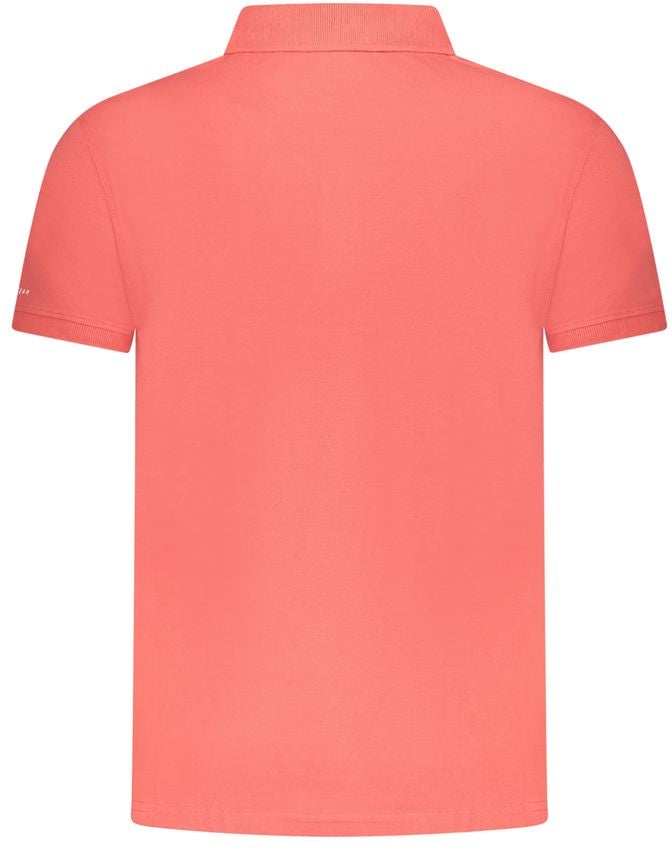 Trussardi Rosa Cotton Men Polo Roze