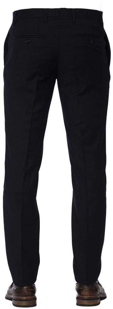 Trussardi Blue Wool Men Trouser Blauw