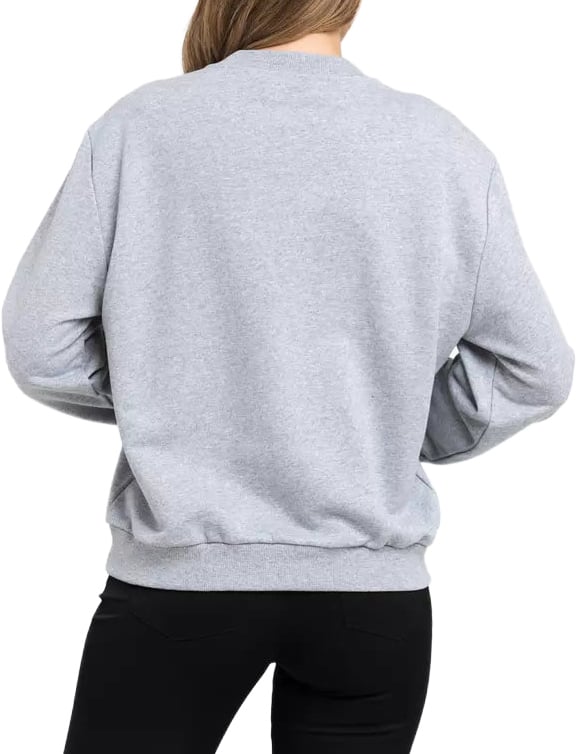 Trussardi Gray Cotton Women Sweatshirt Grijs