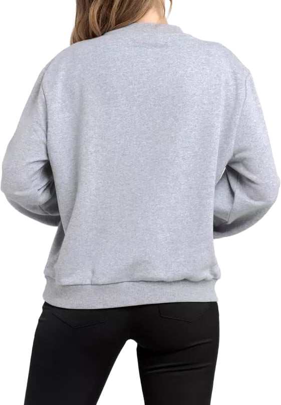 Trussardi Gray Cotton Women Sweatshirt Grijs