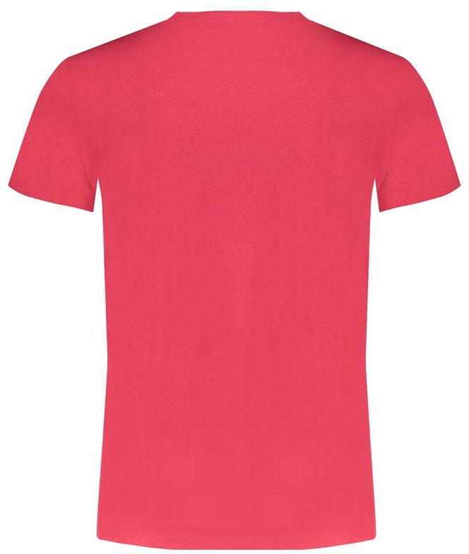Trussardi Rosso Cotton Men T-Shirt Rood