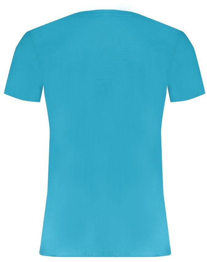 Trussardi Azzurro Cotton Men T-Shirt Blauw