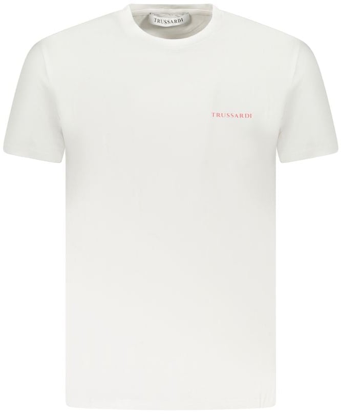 Trussardi White Cotton Men's T-Shirt Wit