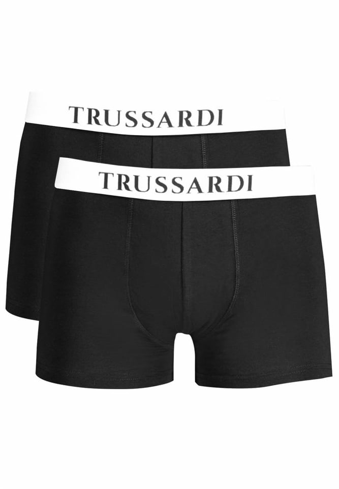 Trussardi Black Cotton Men's Boxer Briefs Zwart