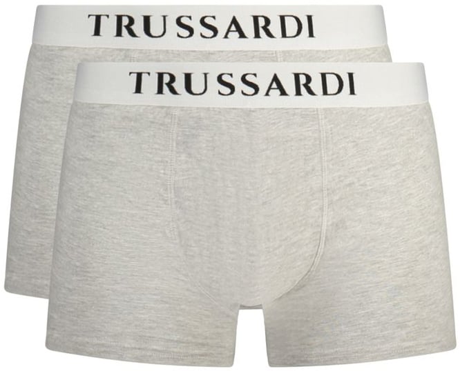 Trussardi "Gray Cotton Men's Boxer Short" Grijs