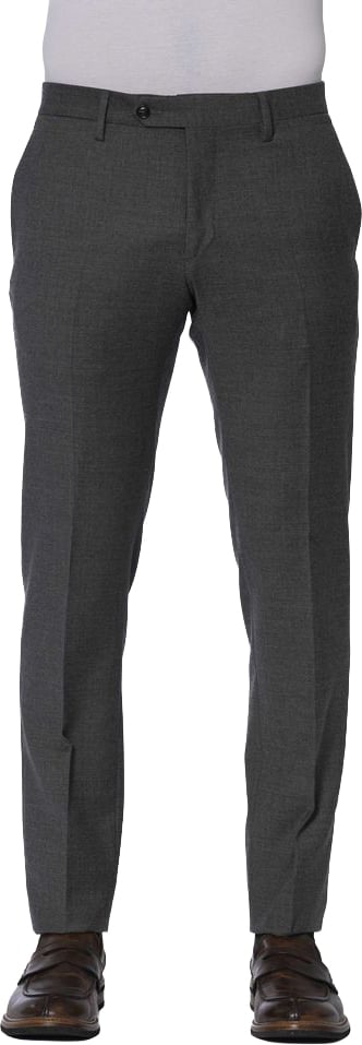 Trussardi Gray Wool Men Trouser Grijs