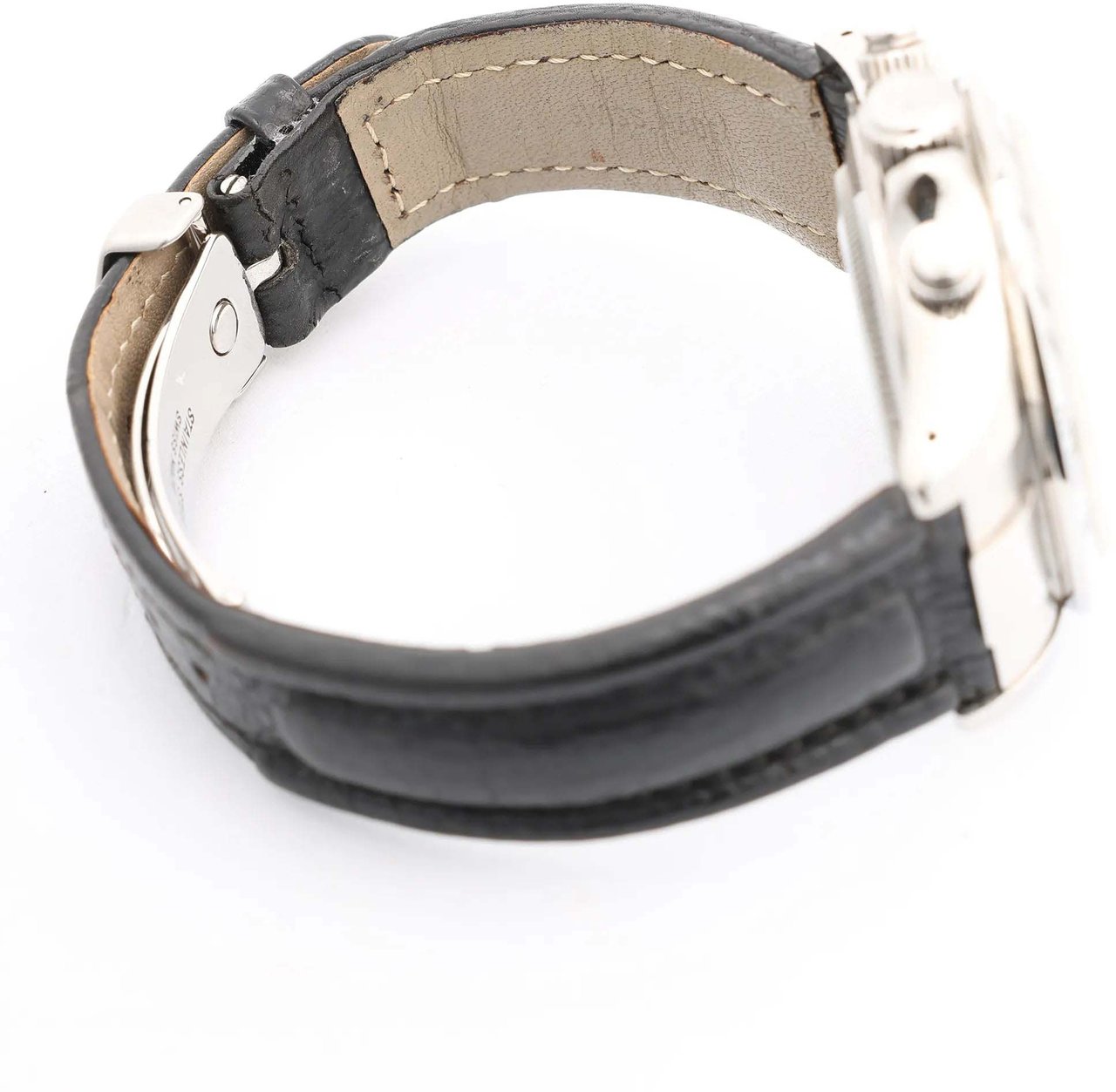 Tudor Tudor Prince Tiger Chrono 79280P SS Leather AT Watch with Silver Dial Zilver