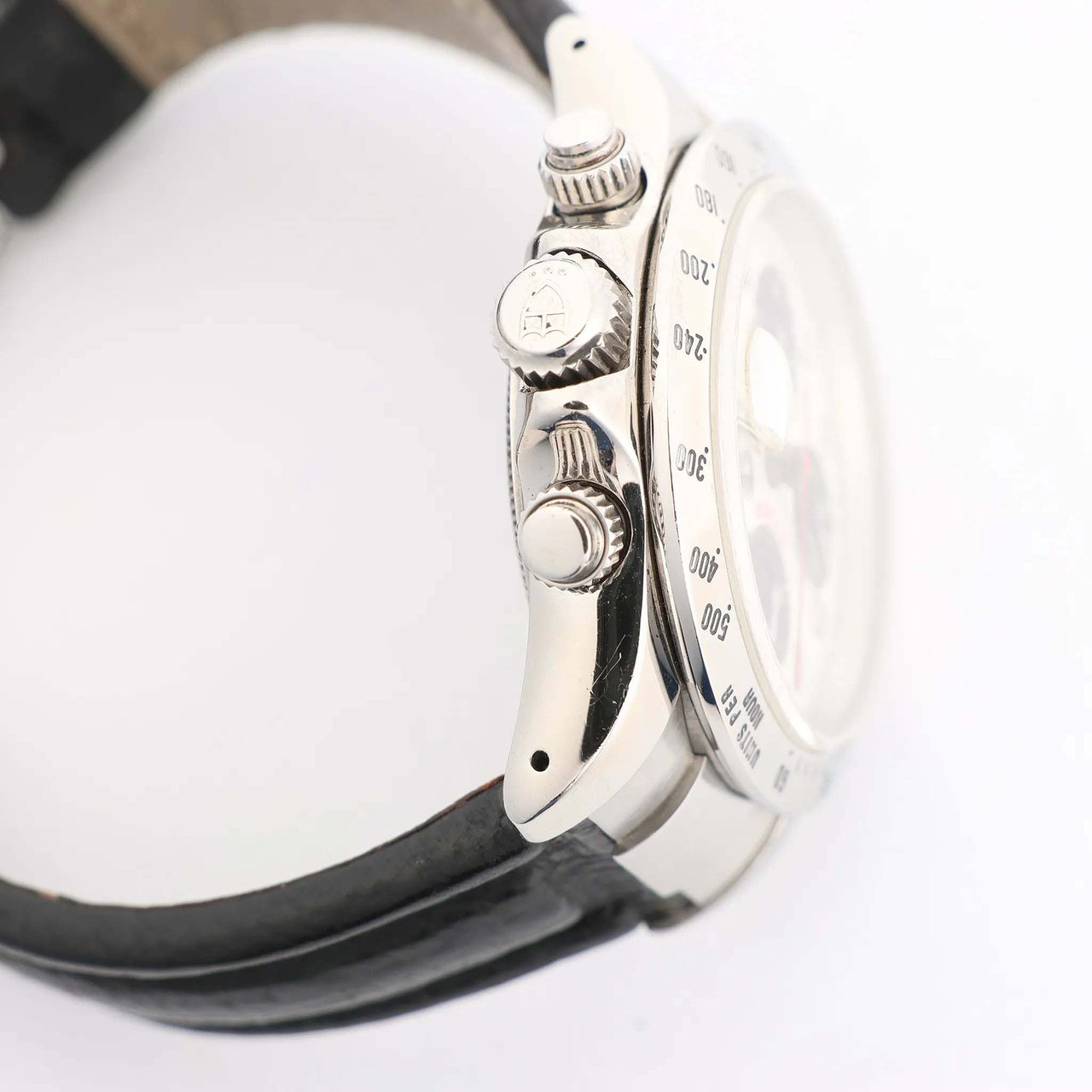 Tudor Tudor Prince Tiger Chrono 79280P SS Leather AT Watch with Silver Dial Zilver