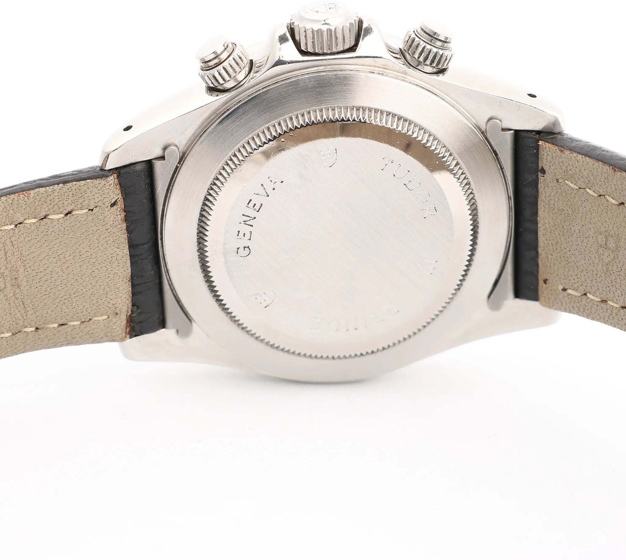 Tudor Tudor Prince Tiger Chrono 79280P SS Leather AT Watch with Silver Dial Zilver