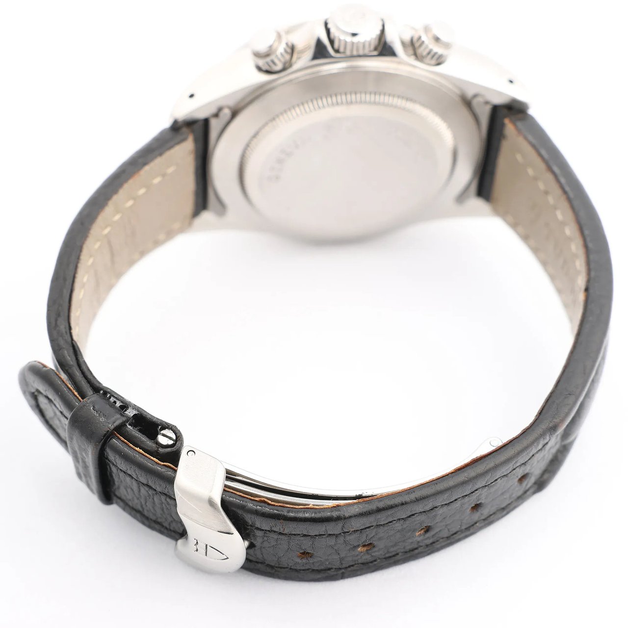 Tudor Prince Tiger Chrono 79280P SS Leather AT Watch with Silver Dial Zilver
