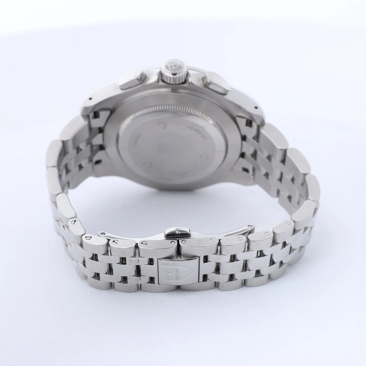 Tudor Chronautic 79380P 832584 SS AT Watch with Black Dial Zwart