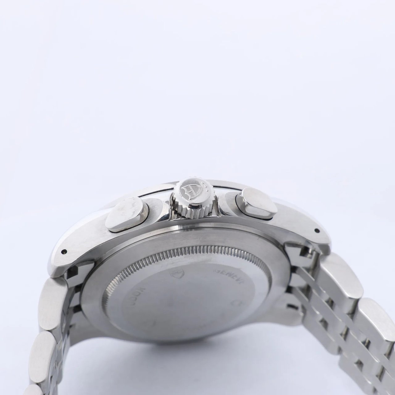 Tudor Chronautic 79380P 832584 SS AT Watch with Black Dial Zwart