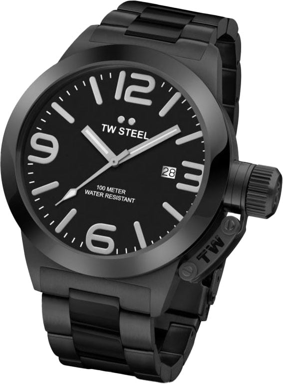 TW Steel TW Steel CB211 Canteen Bracelet Horloge 45mm Zwart