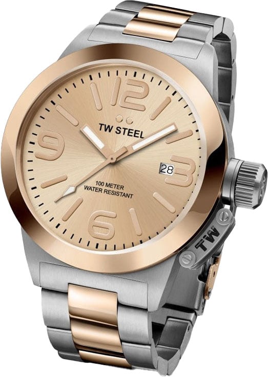 TW Steel TW Steel CB404 Canteen Bracelet Horloge 40mm Goud