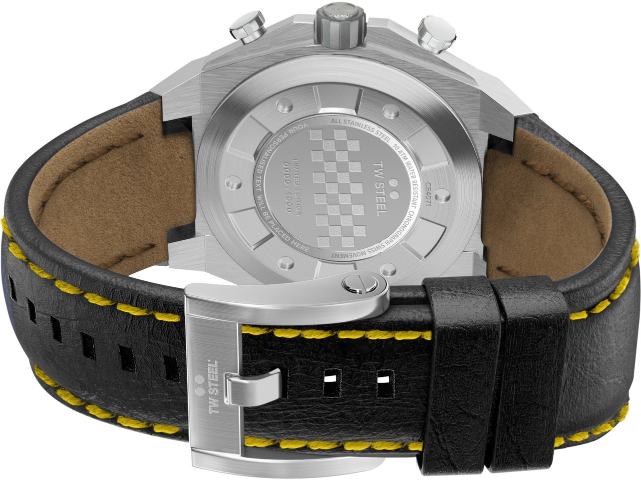 TW Steel CE4071 Fast Lane Limited Edition heren horloge 44 mm Zwart