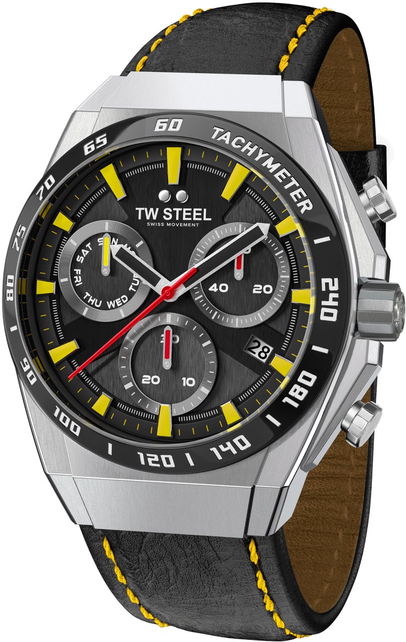 TW Steel CE4071 Fast Lane Limited Edition heren horloge 44 mm Zwart