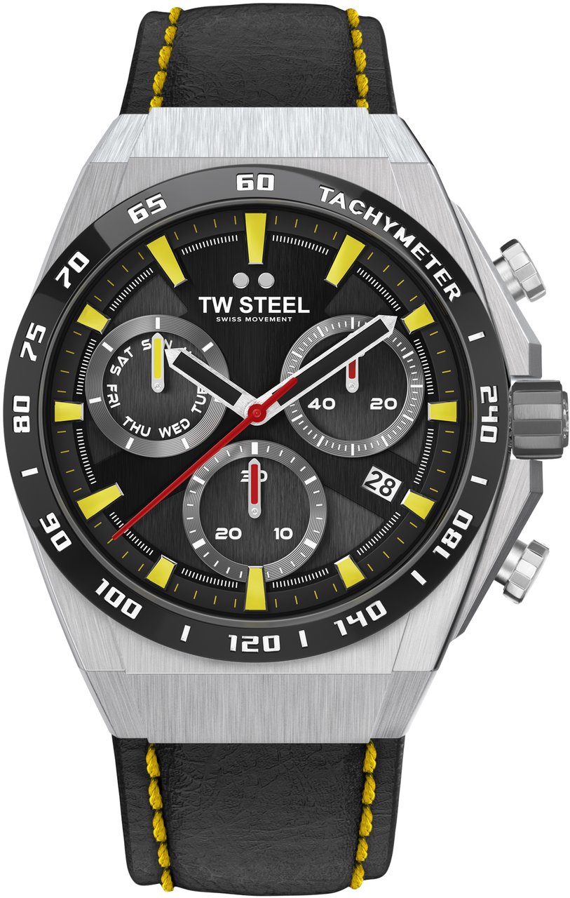 TW Steel CE4071 Fast Lane Limited Edition heren horloge 44 mm Zwart
