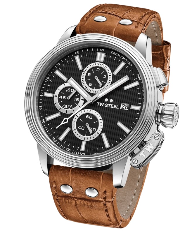 TW Steel TW Steel CE7003 CEO Adesso Chronograaf Horloge 45mm Bruin