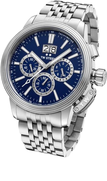 TW Steel TW Steel CE7022 CEO Adesso Chronograaf Horloge 48mm Zilver