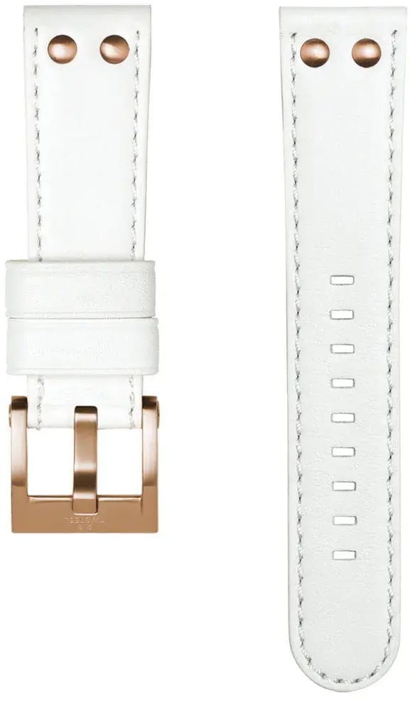 TW Steel TW Steel Horlogeband  CEB109 Wit Leer Wit