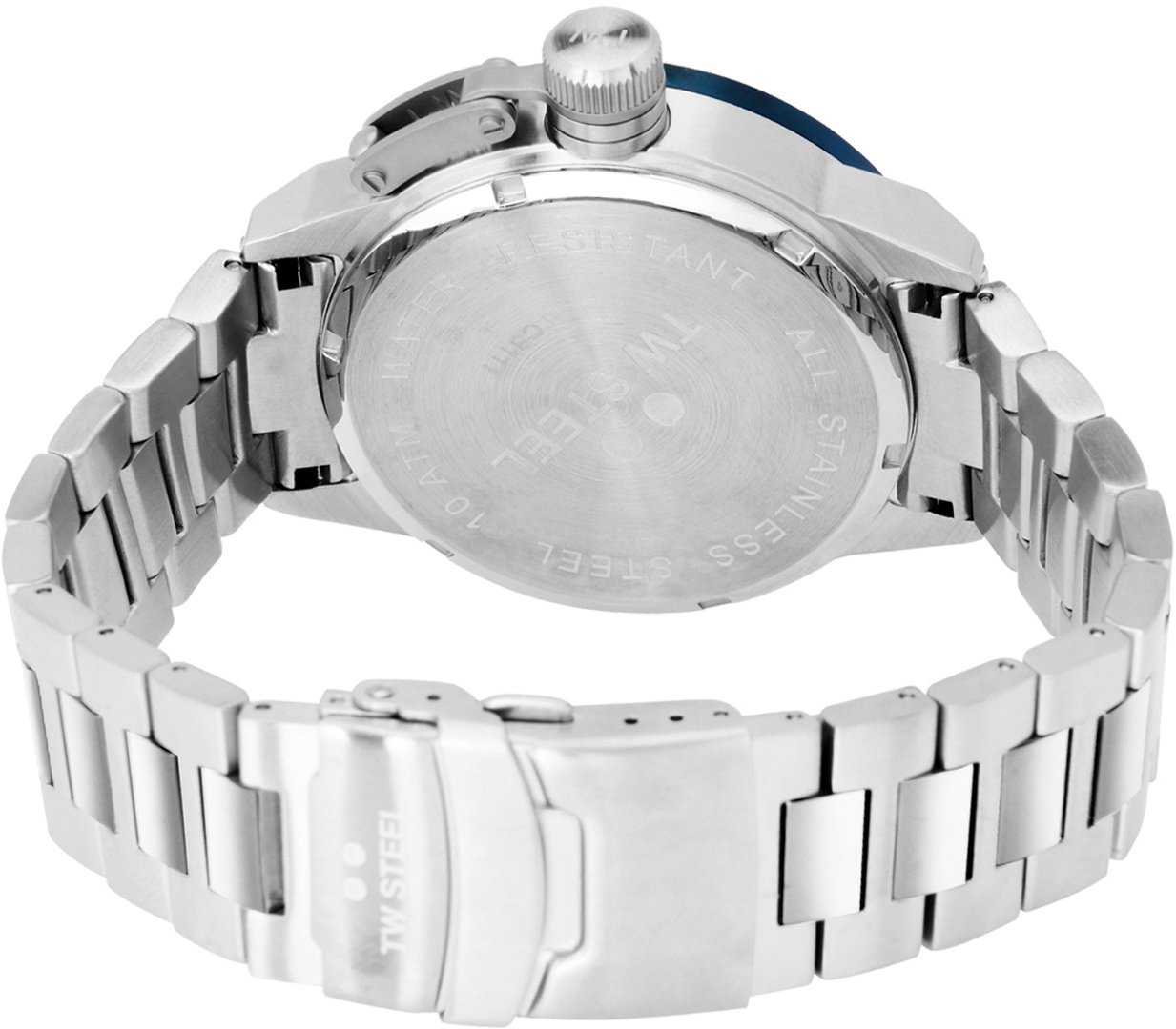 TW Steel TW Steel TWCS111 Canteen Red Bull Ampol Blauw Staal 45mm Zilver