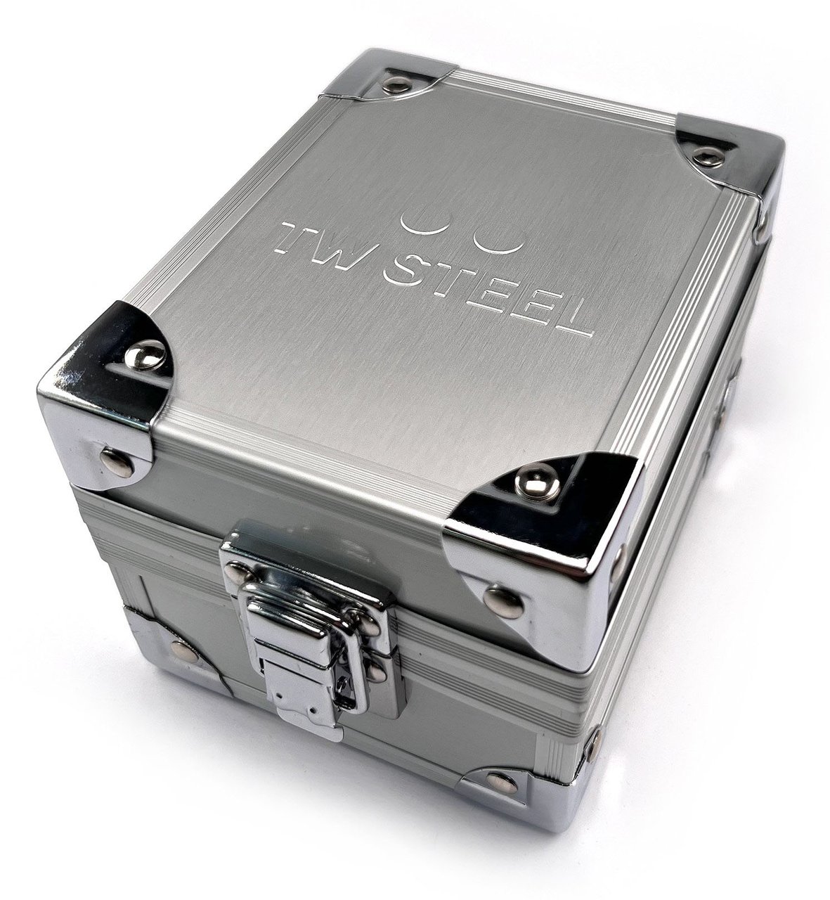 TW Steel TW Steel TWCS122 Canteen Red Bull Ampol Chrono Blauw Leer 45mm Zilver