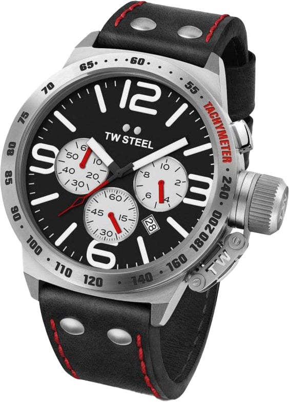 TW Steel TW Steel CS7 Canteen Chronograaf Horloge 45mm Zwart