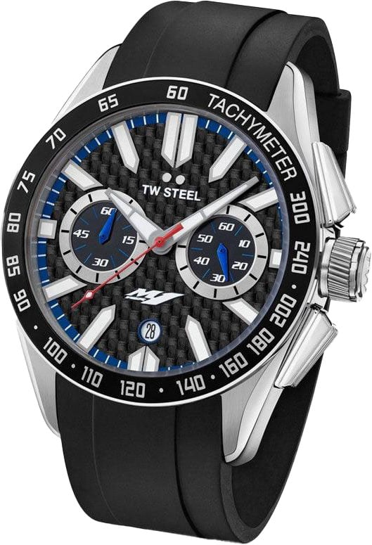 TW Steel TW Steel GS1 Yamaha Factory Racing Chronograaf Horloge 42mm Zwart