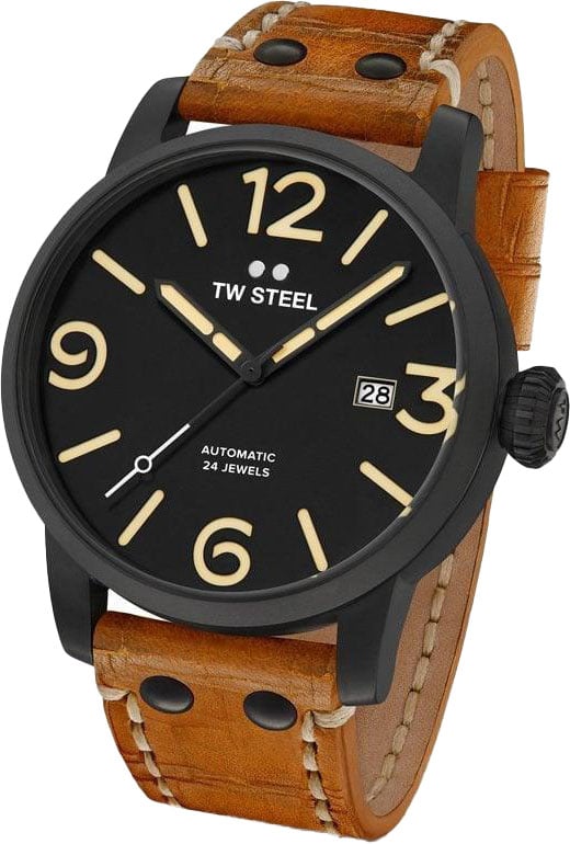 TW Steel TW Steel MS35 Maverick Automaat Horloge 45mm Bruin