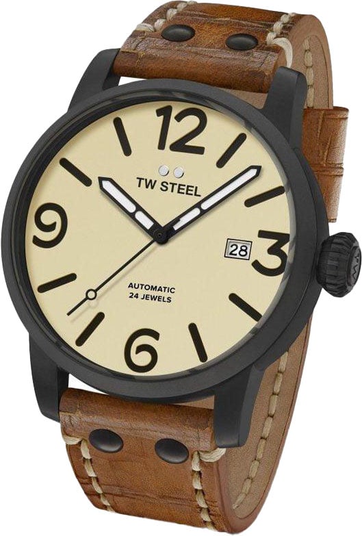 TW Steel TW Steel MS45 Maverick Automaat Horloge 45mm Bruin