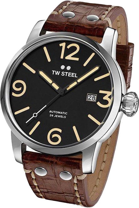 TW Steel TW Steel MS05 Maverick Automaat Horloge 45mm Bruin