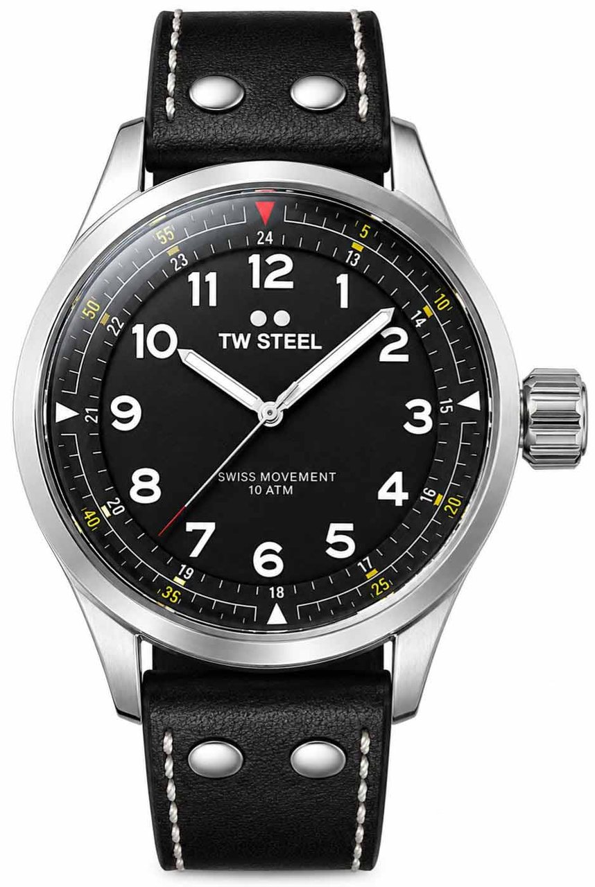 TW Steel Swiss Volante SVS103 horloge 45mm Zwart